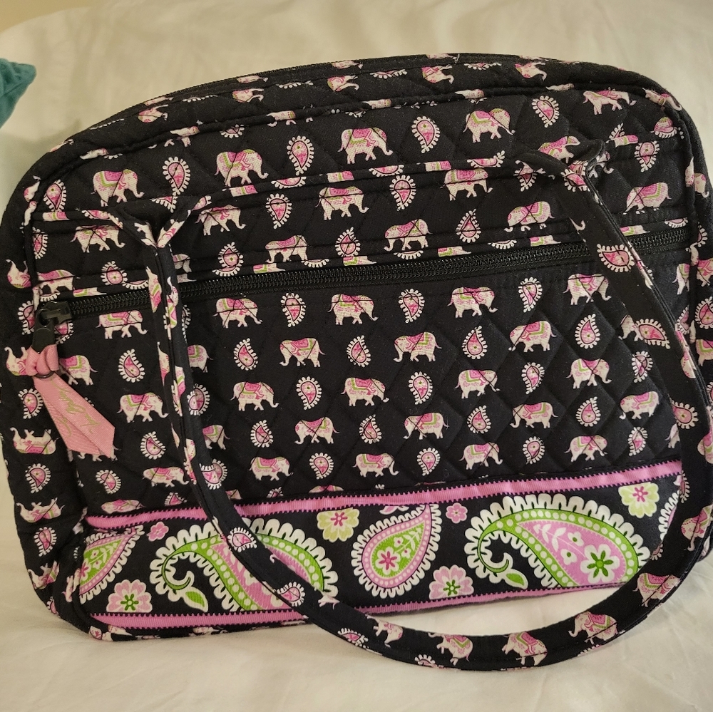 Vera Bradley bowler bag elephant print